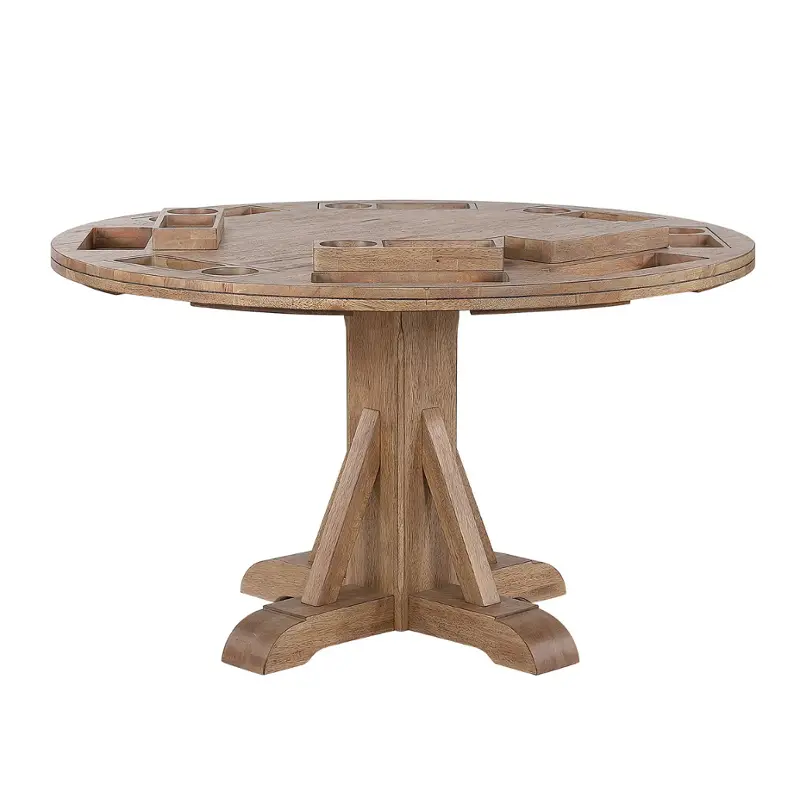 brownstone 52-inch round adjustable poker table
