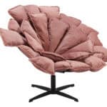 Velvet Swivel Accent Chair with Steel Base and Rubber Feet 8 Velvet Swivel Accent Chair with Steel Base and Rubber Feet