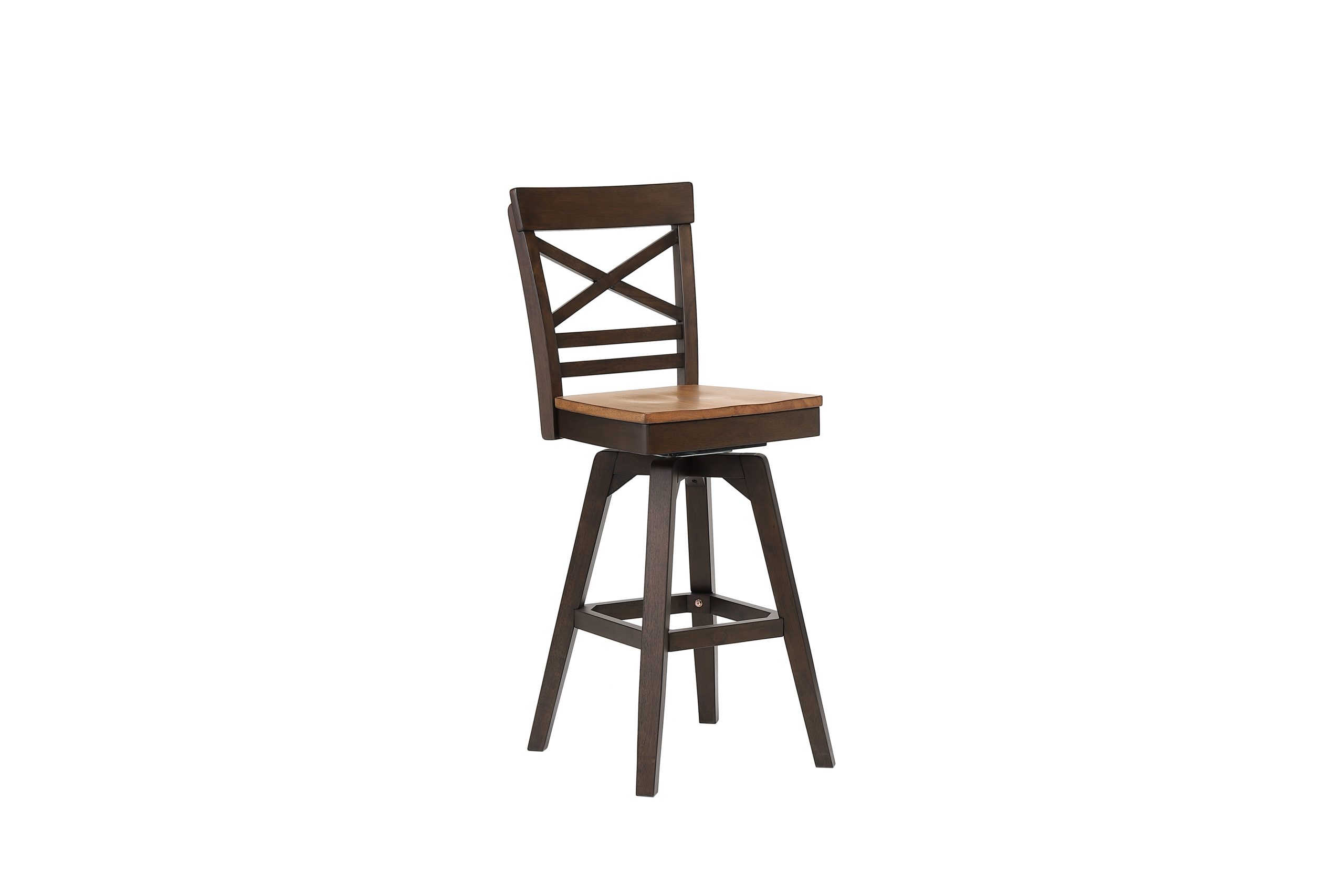 choices black oak x-back counter stool