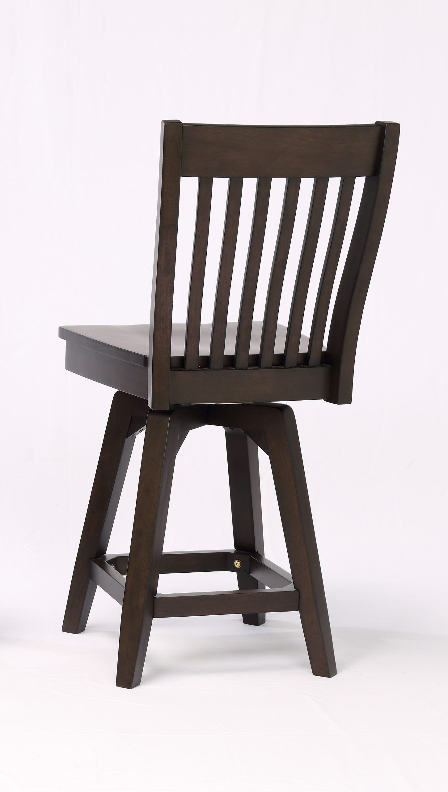 choices black oak slat back bar stool