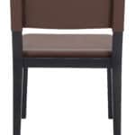 Brown Faux Leather Dining Chair with Wood Frame (Set of 2) 11 Brown Faux Leather Dining Chair with Wood Frame (Set of 2)
