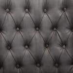 Vintage Tufted Vinyl Accent Chair with Steel Legs 18 Vintage Tufted Vinyl Accent Chair with Steel Legs