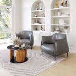 Marble Top Coffee Table with Mango Wood Legs 9 Marble Top Coffee Table with Mango Wood Legs