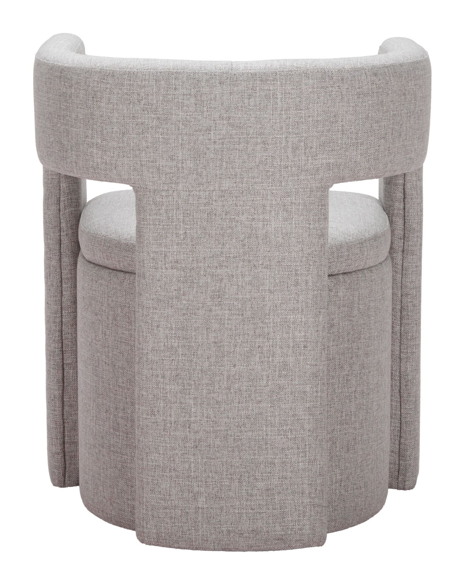 Versatile Gray Dining Chair with Hidden Storage Compartment and Armrests 4 Versatile Gray Dining Chair with Hidden Storage Compartment and Armrests - Image 4