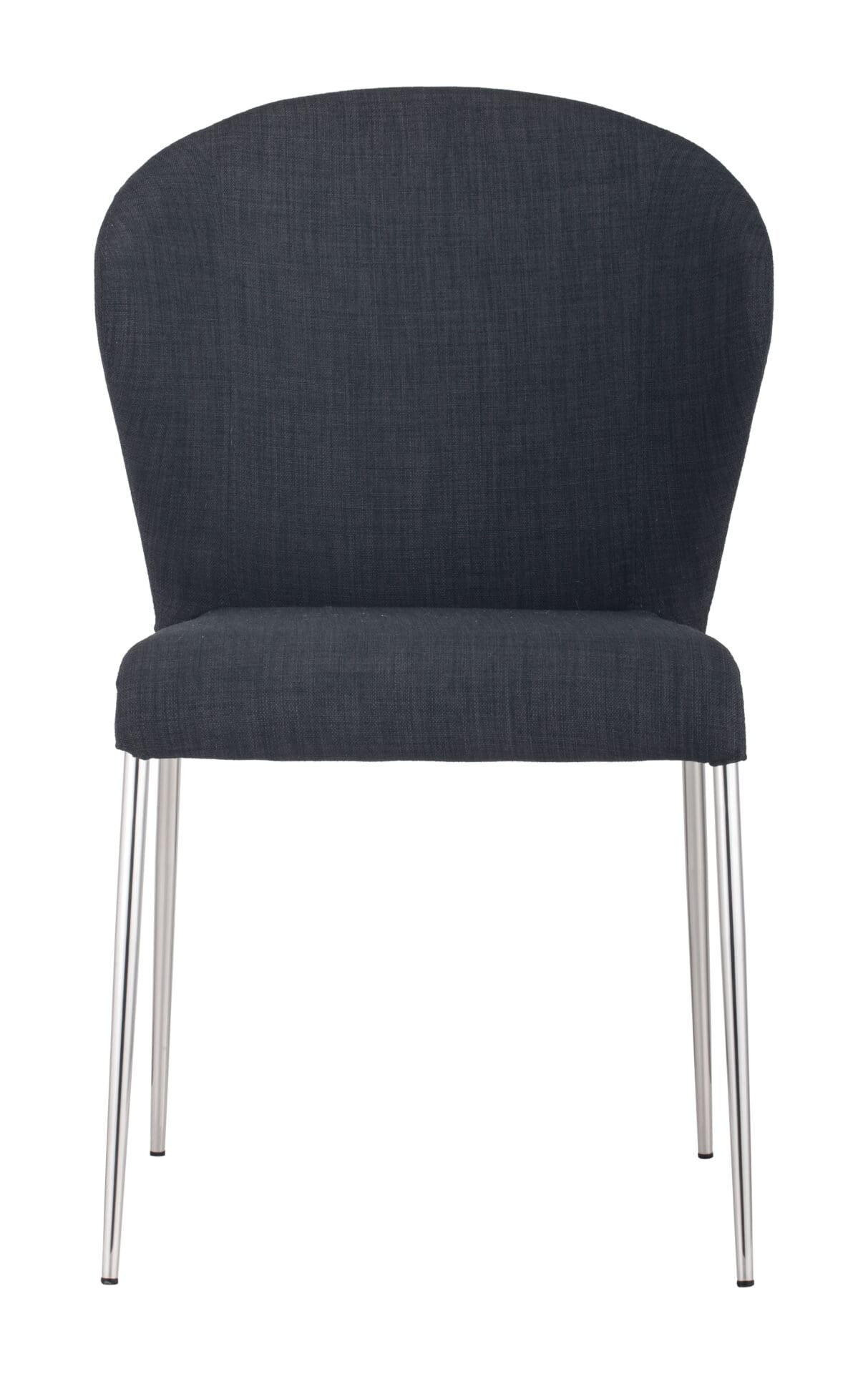 Retro Stackable Dining Chairs with Chromed Steel Legs (Set of 4) 4 Retro Stackable Dining Chairs with Chromed Steel Legs (Set of 4) - Image 4