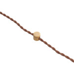 Black Plug-In Ceiling Lamp with Braided Wire and Adjustable Hanging