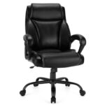 Big and Tall 400 lb High Back Leather Office Chair