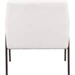 Modern Shearling Style Accent Chair with Steel Frame 15 Modern Shearling Style Accent Chair with Steel Frame