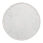 Round White and Natural Coffee Table with Minimalist Design 8 Round White and Natural Coffee Table with Minimalist Design
