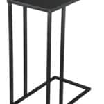 Minimalist Black Steel Frame Side Table with Rectangular Top 14 Minimalist Black Steel Frame Side Table with Rectangular Top