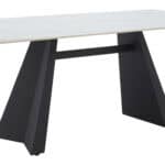 Sintered Stone Dining Table with Steel Base, Rectangular 7 Sintered Stone Dining Table with Steel Base, Rectangular