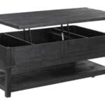 Acacia Lift Top Coffee Table with Hidden Storage and Caster Wheels 14 Acacia Lift Top Coffee Table with Hidden Storage and Caster Wheels