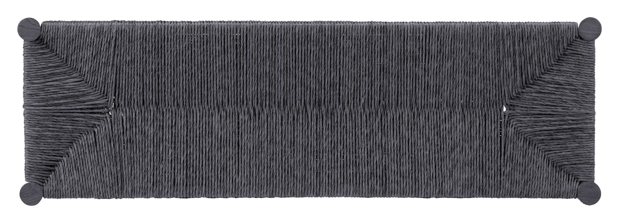 Modern Black Aluminum Bench with Faux Wood Frame 11 Modern Black Aluminum Bench with Faux Wood Frame