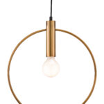 Gold-Plated Modern Ceiling Lamp with Adjustable Cord 11 Gold-Plated Modern Ceiling Lamp with Adjustable Cord