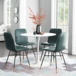 Modern Round Pedestal Dining Table for Kitchen, Bar, or Office 11 Modern Round Pedestal Dining Table for Kitchen, Bar, or Office