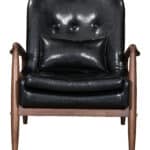 Mid-Century Modern Black Lounge Chair and Ottoman Set (2 Piece) 15 Mid-Century Modern Black Lounge Chair and Ottoman Set (2 Piece)
