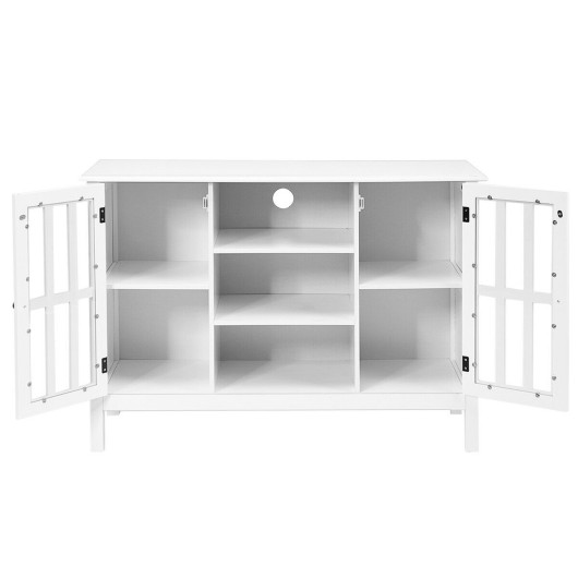 Modern Wooden TV Cabinet with Storage for 50 Inch TV 4 Modern Wooden TV Cabinet with Storage for 50 Inch TV - Image 4