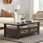 Modern Coffee Table with Storage Drawers and Open Shelf 15 Modern Coffee Table with Storage Drawers and Open Shelf