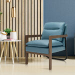 Padded Single Sofa Chair with Ergonomic Backrest and Cushion 14 Padded Single Sofa Chair with Ergonomic Backrest and Cushion