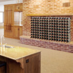 36-Bottle Modular Wooden Wine Rack for Counter or Floor