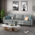 Convertible Sectional Sofa with USB Ports and Magazine Pockets (3-Seat)