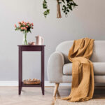 2 Tier Wooden Side Table with Storage Shelf 8 2 Tier Wooden Side Table with Storage Shelf
