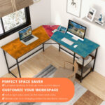 L Shaped Desk with Outlets USB Ports and Shelves 12 L Shaped Desk with Outlets USB Ports and Shelves