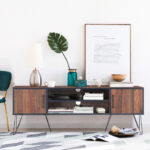 Retro Wooden TV Stand with Storage for TVs up to 65 Inches 21 Retro Wooden TV Stand with Storage for TVs up to 65 Inches