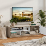 Modern 63 Inch TV Stand with Push-to-Open Cabinet 14 Modern 63 Inch TV Stand with Push-to-Open Cabinet
