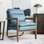 Padded Single Sofa Chair with Ergonomic Backrest and Cushion 9 Padded Single Sofa Chair with Ergonomic Backrest and Cushion
