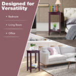 2 Tier Wooden Side Table with Storage Shelf 14 2 Tier Wooden Side Table with Storage Shelf