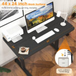 Adjustable Electric Standing Desk with Anti-Collision and Cable Management