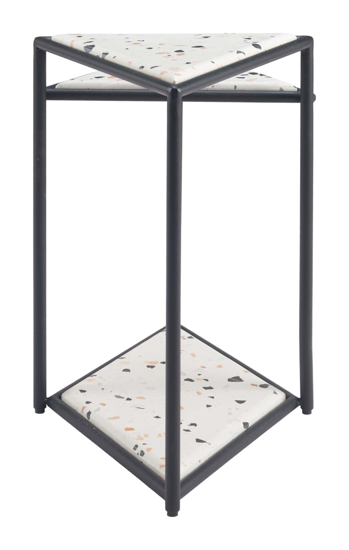 Multicolor Nesting Side Tables with Steel Legs (Set of 3) 5 Multicolor Nesting Side Tables with Steel Legs (Set of 3) - Image 5