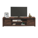 Sliding Barn Door TV Stand with Storage for TVs up to 65