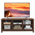 Mid Century Modern 60 Inch TV Stand With Storage