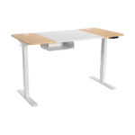 Adjustable Sit to Stand Desk with USB Port Natural 11 Adjustable Sit to Stand Desk with USB Port Natural