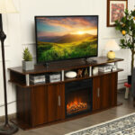 70 Inch TV Stand with Cabinets and Shelves for Storage 20 70 Inch TV Stand with Cabinets and Shelves for Storage