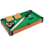 Mini Tabletop Pool Table Set with Accessories for Indoor Fun (Set of 1)