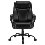 Big and Tall 400 lb High Back Leather Office Chair