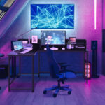 L-Shaped Computer Desk with Hutch and Bookshelf for Offices 16 L-Shaped Computer Desk with Hutch and Bookshelf for Offices