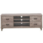 Retro TV Stand with Storage Shelves and Drawers for Living Rooms 11 Retro TV Stand with Storage Shelves and Drawers for Living Rooms