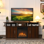 70 Inch TV Stand with Cabinets and Shelves for Storage 21 70 Inch TV Stand with Cabinets and Shelves for Storage