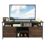 Mid-Century Wood TV Stand with Storage for 65 Inch TVs 14 Mid-Century Wood TV Stand with Storage for 65 Inch TVs