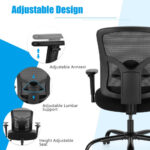 Big and Tall Ergonomic Mesh Office Chair 400LBS Capacity