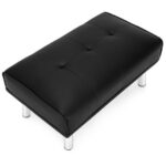 Tufted Ottoman Bench with Stainless Steel Legs for Living Room 21 Tufted Ottoman Bench with Stainless Steel Legs for Living Room