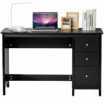 Ergonomic Computer Desk with Spacious Tabletop and 3 Storage Drawers 25 Ergonomic Computer Desk with Spacious Tabletop and 3 Storage Drawers