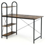 48-Inch Reversible Computer Desk with Shelves for Small Spaces 18 48-Inch Reversible Computer Desk with Shelves for Small Spaces