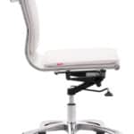 Ergonomic Armless Office Chair with Adjustable Height and Faux Leather 14 Ergonomic Armless Office Chair with Adjustable Height and Faux Leather