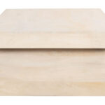 White Washed Mango Wood Coffee Table with Steel Frame 8 White Washed Mango Wood Coffee Table with Steel Frame