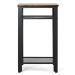 Industrial Side Table with 3-Tier Storage Shelves and Mesh 11 Industrial Side Table with 3-Tier Storage Shelves and Mesh